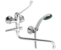 NOVASERVIS Paneláková baterie 100 mm lékařská páka Metalia 55 chrom - 55075L,0