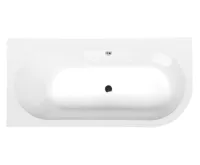 POLYSAN ASTRA L MONOLITH asymetrická vana 160x75x60cm, bílá (6)