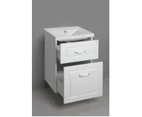 AQUALINE FAVOLO umyvadlová skříňka 52x72,5x44cm, bílá mat (5)