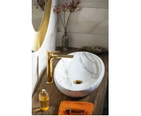 SAPHO DALMA keramické umyvadlo na desku, 68x44 cm, carrara (4)