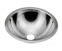 NOFER Zápustné umyvadlo nerezové, průměr 305 mm NOFER Zápustné umyvadlo nerezové, průměr 305 mm