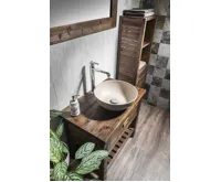 SAPHO BRAND umyvadlová skříňka 80x73x50cm, mořený smrk (4)