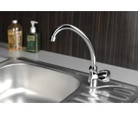 AQUALINE Stojánkový ventil 1/2", otočná hubice, chrom (3)