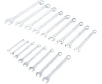 BGS Klíče očkoploché vyhnuté,8 - 27mm,17dílů,v tašce (1)