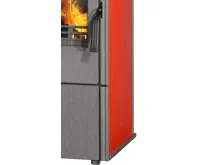 PLAMEN PLAMEN Litinová krbová kamna LAGUNA - červená (4)