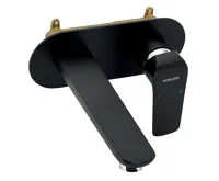 NOVASERVIS Umyvadlová, dřezová podomítková Nobless Tina černá matná - 38200,5