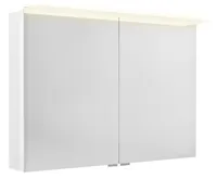 SAPHO LINEX galerka s LED osvětlením, 100x70x15cm, bílá