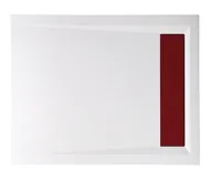 POLYSAN VARESA sprchová vanička z litého mramoru se záklopem, obdélník 100x80cm, bílá (10)