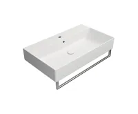 GSI KUBE X keramické umyvadlo 80x47cm, broušená spodní hrana, bílá mat (3)