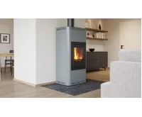 HS Flamingo Krbová kamna AQUAFLAM ® 12 s výměníkem - šedá, základní regulace (8)