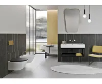 GSI KUBE X keramické umyvadlo 100x47cm, s odkládacími plochami, bílá ExtraGlaze (3)