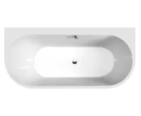 POLYSAN ASTRA DL MONOLITH nástěnná stojící vana 160x75x60cm, bílá (4)