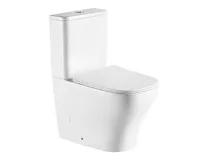 SAPHO BELLO WC kombi, Rimless, spodní/zadní odpad, bílá (3)