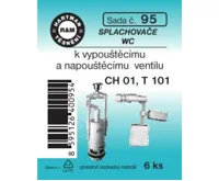 Hartman Sada č.  95: sada k napoušť. a vyp. ventilu WC -T 101, CH 01