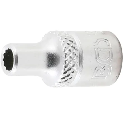 BGS Hlavice nástrčná dvanáctihranná, 6,3 mm (1/4"), 5/32"