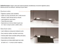 CATA Odsavač par GC DUAL 45 Bílé sklo 450mm (9)