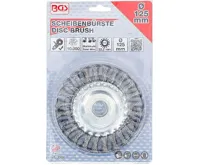 BGS Kotouč drátěný plochý 125 mm, vrt. 22.2 mm, ocel. (2)