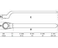 BGS Jednoočkový klíč VDE | s hlubokým vyhnutím | 16 mm - BGS 72016 (1)