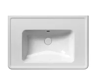 GSI CLASSIC keramické umyvadlo 75x50cm, bez otvoru, bílá ExtraGlaze (4)