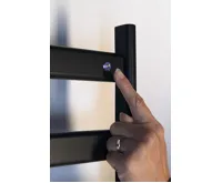 SAPHO ELIAS elektrický sušák ručníků 490x730x110 mm, 105 W, černá mat (7)