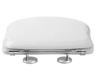 KERASAN RETRO WC sedátko, bílá/chrom (4)