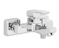 NOVASERVIS Vanová baterie bez příslušenství 150 mm Titania CUBE chrom - 98820/1,0