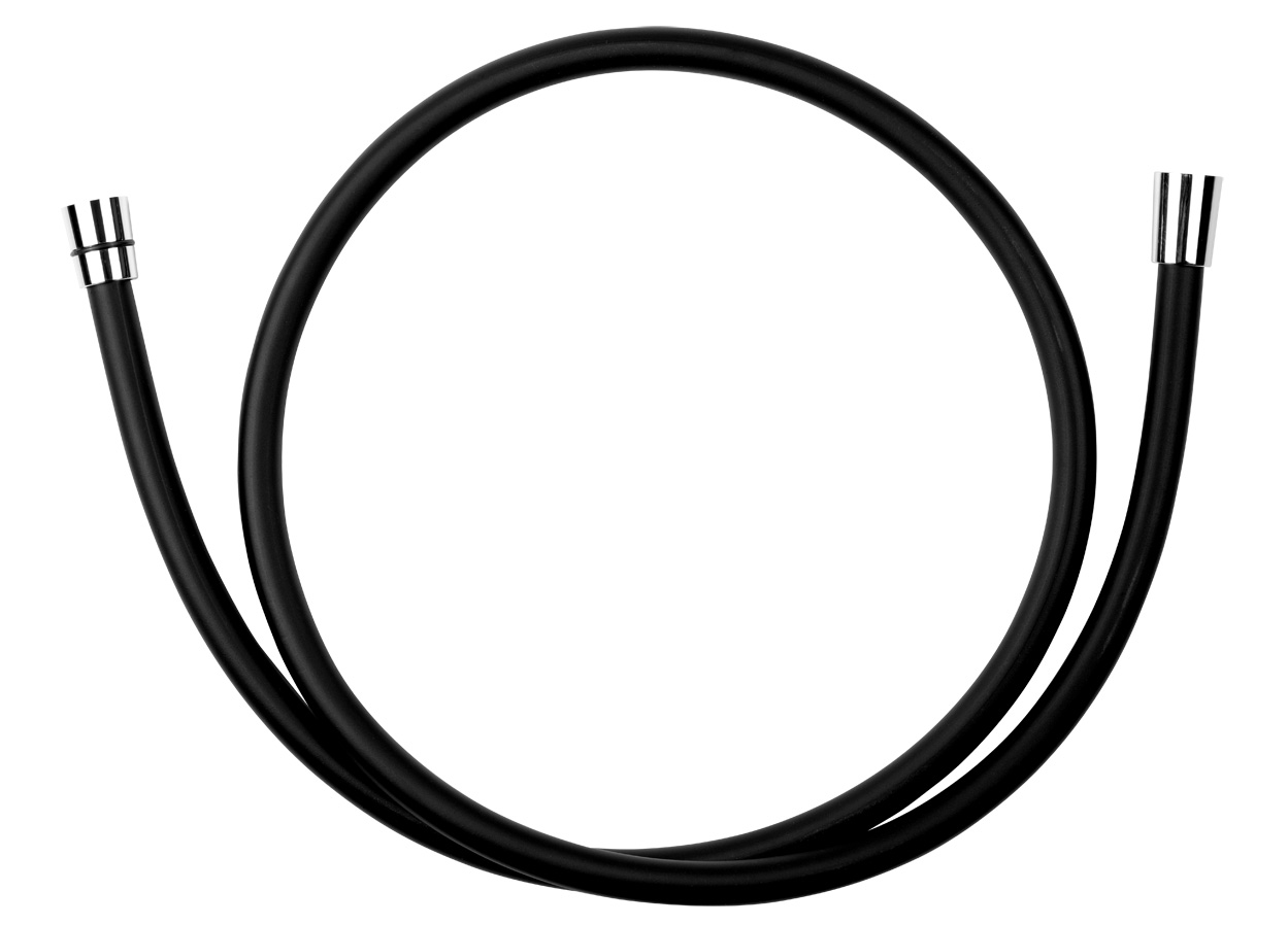 NOVASERVIS Sprchová hadice plastová, 150 cm černá - BLACK/150,5