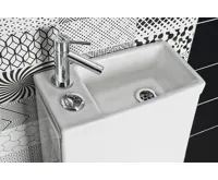 AQUALINE HYGIE WC kombi s umývátkem, zadní/spodní odpad, bílá (6)