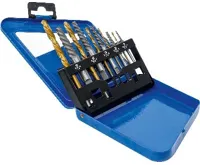 BGS Sada pro povolení poškozených šroubů a levotočivých vrtáků, HSS, s titanovým povrchem, (1)