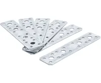 BGS Sada plochých ocelových konektorů ,  180 x 40 x 2,5 mm ,  6 ks.