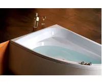 POLYSAN TANYA L asymetrická vana 160x120x49cm, bílá (5)