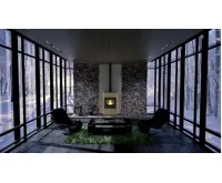 HS Flamingo Krbová kamna AQUAFLAM ® 25 s výměníkem - krémová, základní regulace (31)