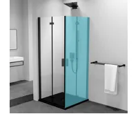 POLYSAN ZOOM BLACK sprchové dveře skládací 700mm, čiré sklo, levé POLYSAN ZOOM BLACK sprchové dveře skládací 700mm, čiré sklo, levé