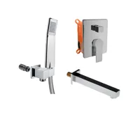 Vanový set s dvoucestnou podomítkovou bateríí Vanový set s dvoucestnou podomítkovou bateríí