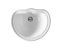 KERASAN RETRO keramické umyvadlo zápustné, 50x41cm, bílá (1)