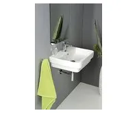 ISVEA SOTT AQUA keramické umyvadlo zápustné, 48x42cm, bílá (1)