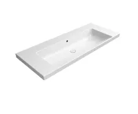 GSI NORM keramické umyvadlo 120x50cm, bez otvoru, bílá ExtraGlaze