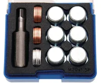 BGS Sada na opravu závitů olejových van,  M20 x 1,5 ; 6 ks zátek