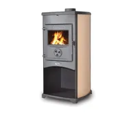 TIM SISTEM, krbová kamna na TP, NORA ECO krémová 8,56 kW