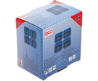 BGS Sada magnetických misek,  silikon,  skládací,  115 x 115 x 50 mm,  4dílná BS74502 (8)