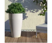 Granisil granitový květináč MONTI vysoký 76 cm Bílý (5)