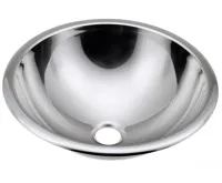 NOFER Zápustné umyvadlo nerezové, průměr 405 mm