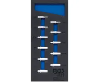 BGS Modul - hlavice nástrčné 1/4", šestihran. prodloužené, v palcích, sada 11 dílů BGS Modul - hlavice nástrčné 1/4", šestihran. prodloužené, v palcích, sada 11 dílů
