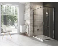 Ravak sprchový kout čtvercový BLRV2K-120 bright alu+Transparent