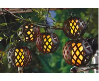 Garden King Solární světelný LED řetěz, 6 luceren, teplá bílá SL-1013 (3)