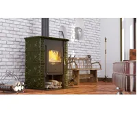 HS Flamingo Kachlová kamna FLAMINGO ® BALI, kachle zelená (9)