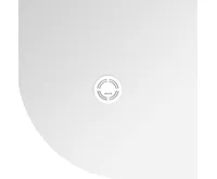 POLYSAN FLEXIA vanička z litého mramoru čtvrtkruh, s možností úpravy rozměru, 90x90cm, R550