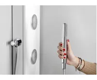 POLYSAN SPIRIT ROUND termostatický sprchový panel 250x1550mm, bílá (7)