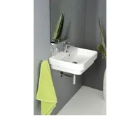 ISVEA SOTT AQUA keramické umyvadlo zápustné, 57x44cm, bílá (5)