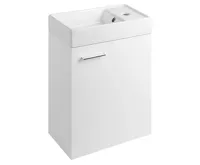 AQUALINE Keramické umývátko, nábytkové, 40x22cm, bílá (4)